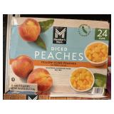 Diced peaches 24 cups