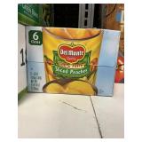 Del Monte sliced peaches 6 cans