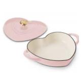 Tramontina 3qt enamel cast iron dutch oven-pink