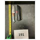 Damascus steel knife