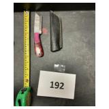 Damascus steel knife