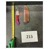 Damascus steel knife