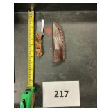 Damascus steel knife