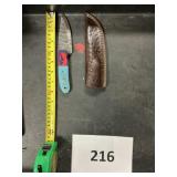 Damascus steel knife
