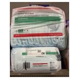 Quilted adult briefs L 2-18 ct