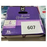 Womens underwear L 84 ct