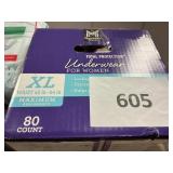 Womens underwear XL 80ct
