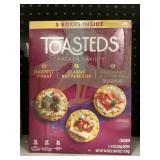 Toasteds cracker variety 5 boxes