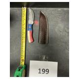 Damascus steel knife