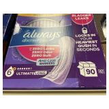 Always discreet plus 90 pads