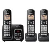 Panasonic cordless phone 3 handsets