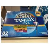 Tampax pearl 82 tampons