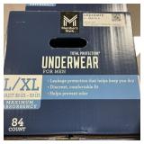 Underwear for men L/XL 84 ct