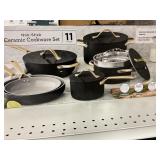 Non-stick ceramic cookware set 11pc
