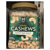 Whole cashews 33 oz