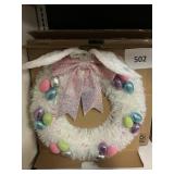 24in Bunny ears wreath