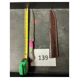 Damascus steel knife
