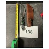 Damascus steel knife