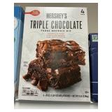 Hersheys triple chocolate brownie mix 4 pack