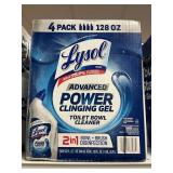 Lysol toilet bowl cleaner 4 pack
