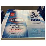 Clorox toilet bowl cleaner 6 pack