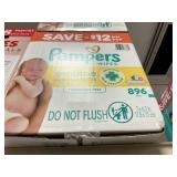 Pampers sensitive wipes 896ct