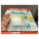 Pampers sensitive wipes 896ct