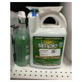 Simple green cleaner 140oz & spray bottle