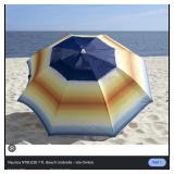 Beach umbrella ombre