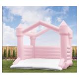 Pink event bounce house