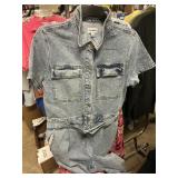 Steve Madden denium jump suit L