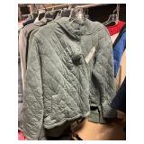 Lands End quarter button hooded  S