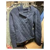 Lands End quarter button hooded  S
