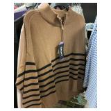 DKNY quarter zip sweater XXL