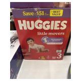 Huggies 192 diapers size 3