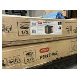 Keter Pent 9x7  Storage shed  2 Box set