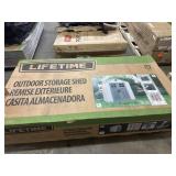 Lifetime outdoor storage shed