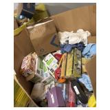 Misc box lot- MUST take all - damaged