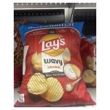 Lays wavy 2-15 oz -maybe crushed
