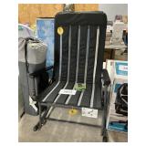 Black portable rocking chair