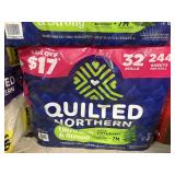 Quilted Northren 32 rolls- blue