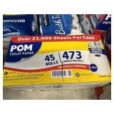 Pom  toilet paper 45 rolls