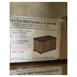 Keter deco rectangular planter