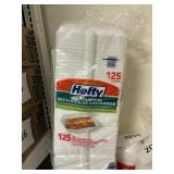Hefty rectangular containers 125 ct