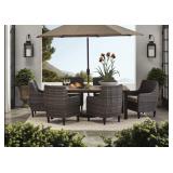 Athena Coll 7-pc Dining set- cast  Ash