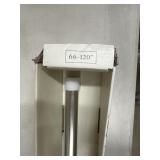 2- Curtian rods 66-120in