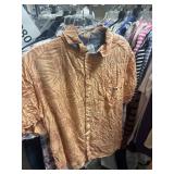 Hurley short sleeve button up shirt  M
