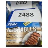 Ziploc endurables 2- medium pouches