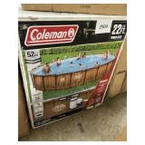 Coleman 22ft Power steel pool