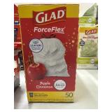 Glad apple cinnamon tall kitchen bag 50ct